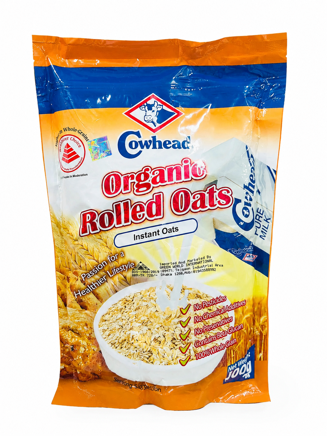 Original Cowhead Organic Rolled Oats